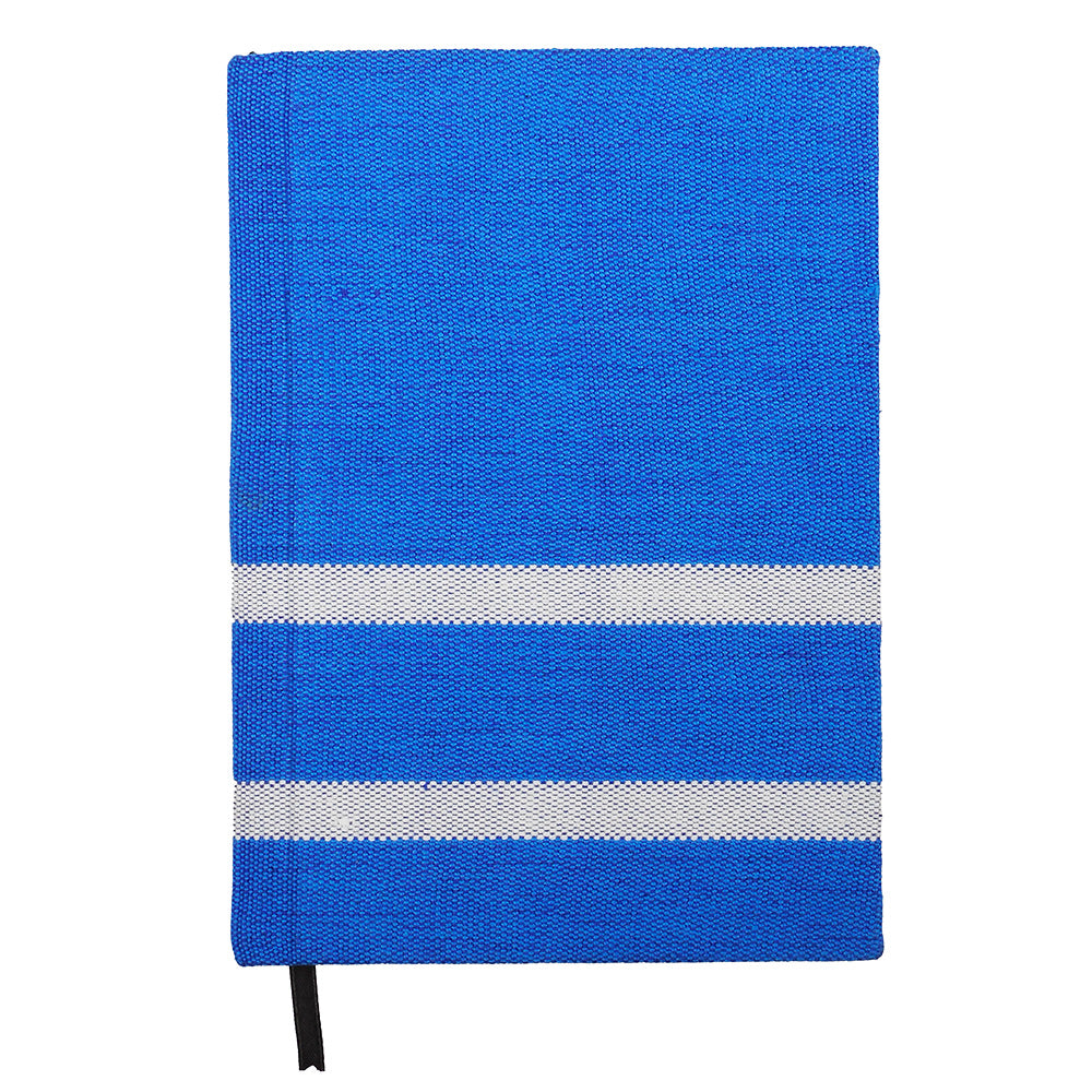 Notebook. Yellow/Off White Lined A5 Size, 20.5 x14cm. 100 pages
