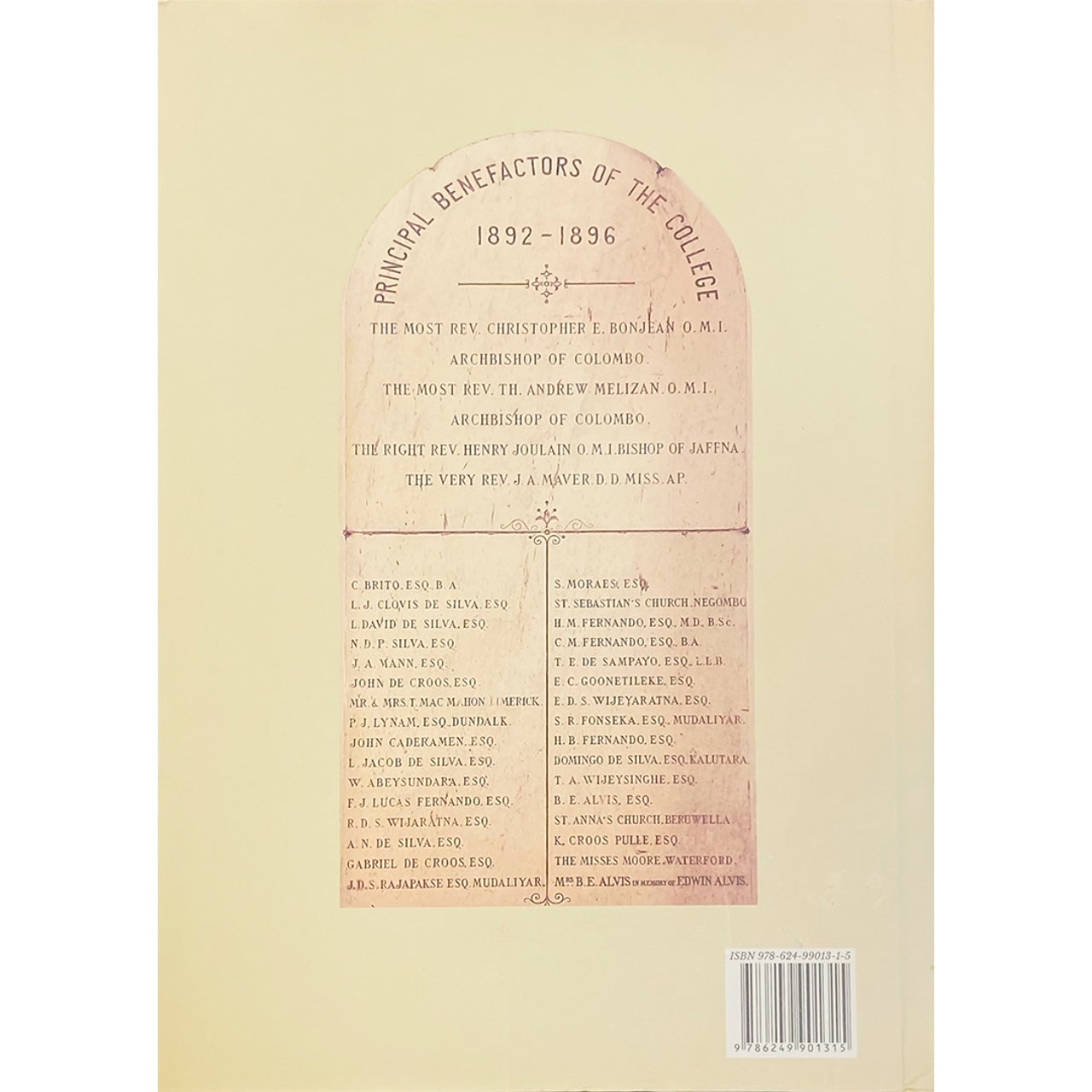 Fruits of virtue: An Early History of St.Joseph's College Colombo by Avishka Mario Senewiratne, Dr. Srilal Fernando