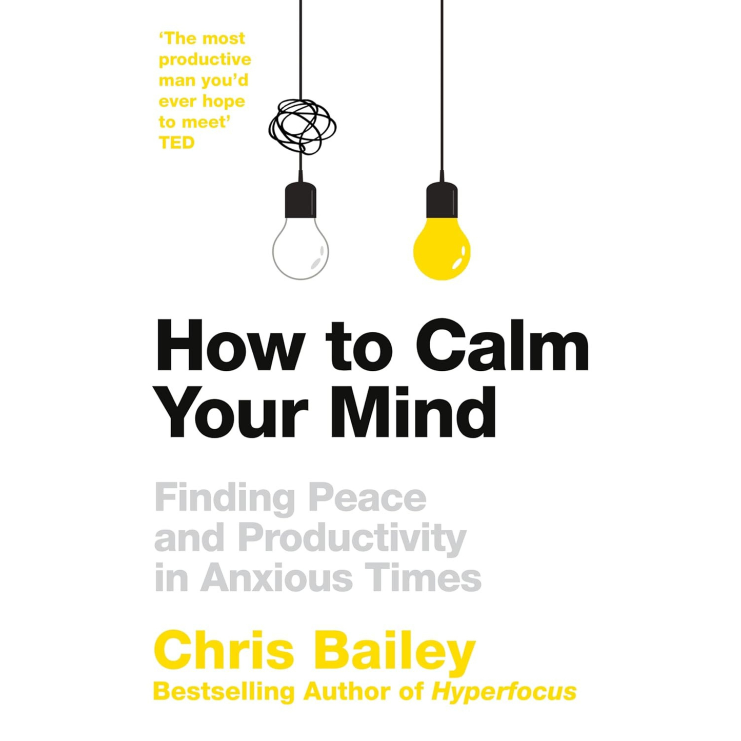 How to Calm Your Mind: Finding Peace and Productivity in Anxious Times by Chris Bailey
