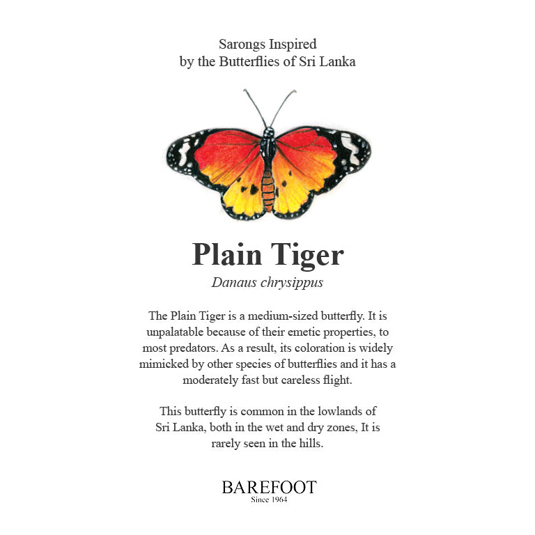 Designer Sarong: Plain Tiger