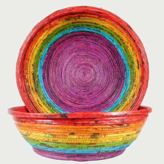 Recycled Paper Bowl. Large. 13"