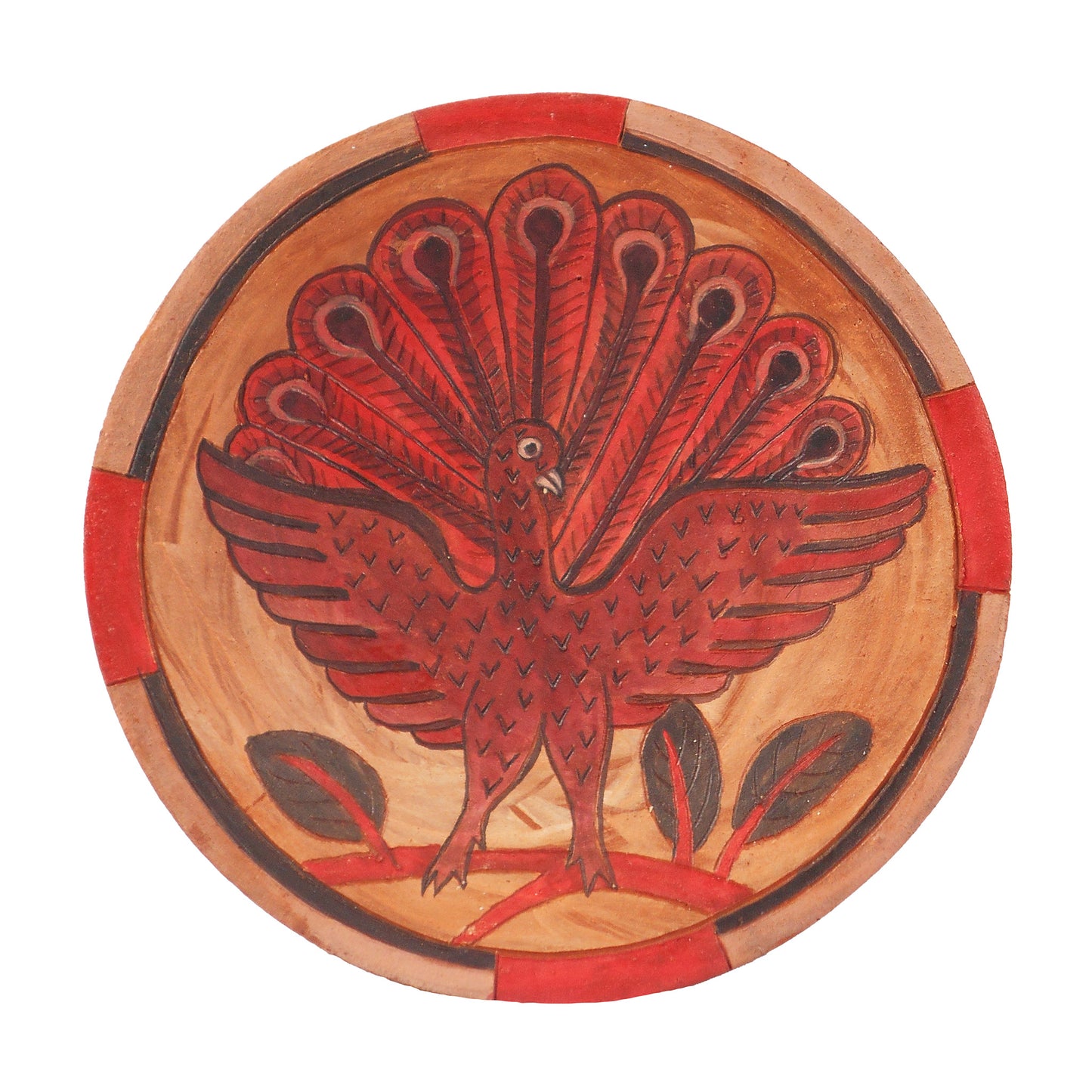 Terra Cotta Plate. 7" / 17.5cm