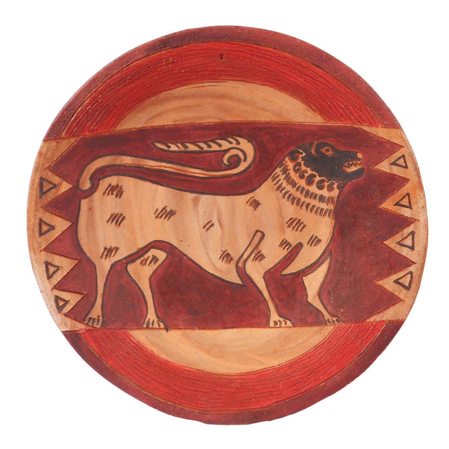 Terra Cotta Plate. 7" / 17.5cm