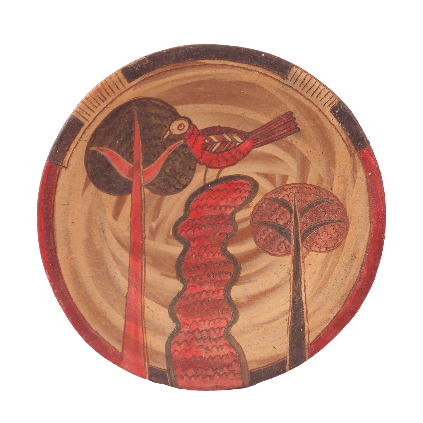 Terra Cotta Plate. 7" / 17.5cm