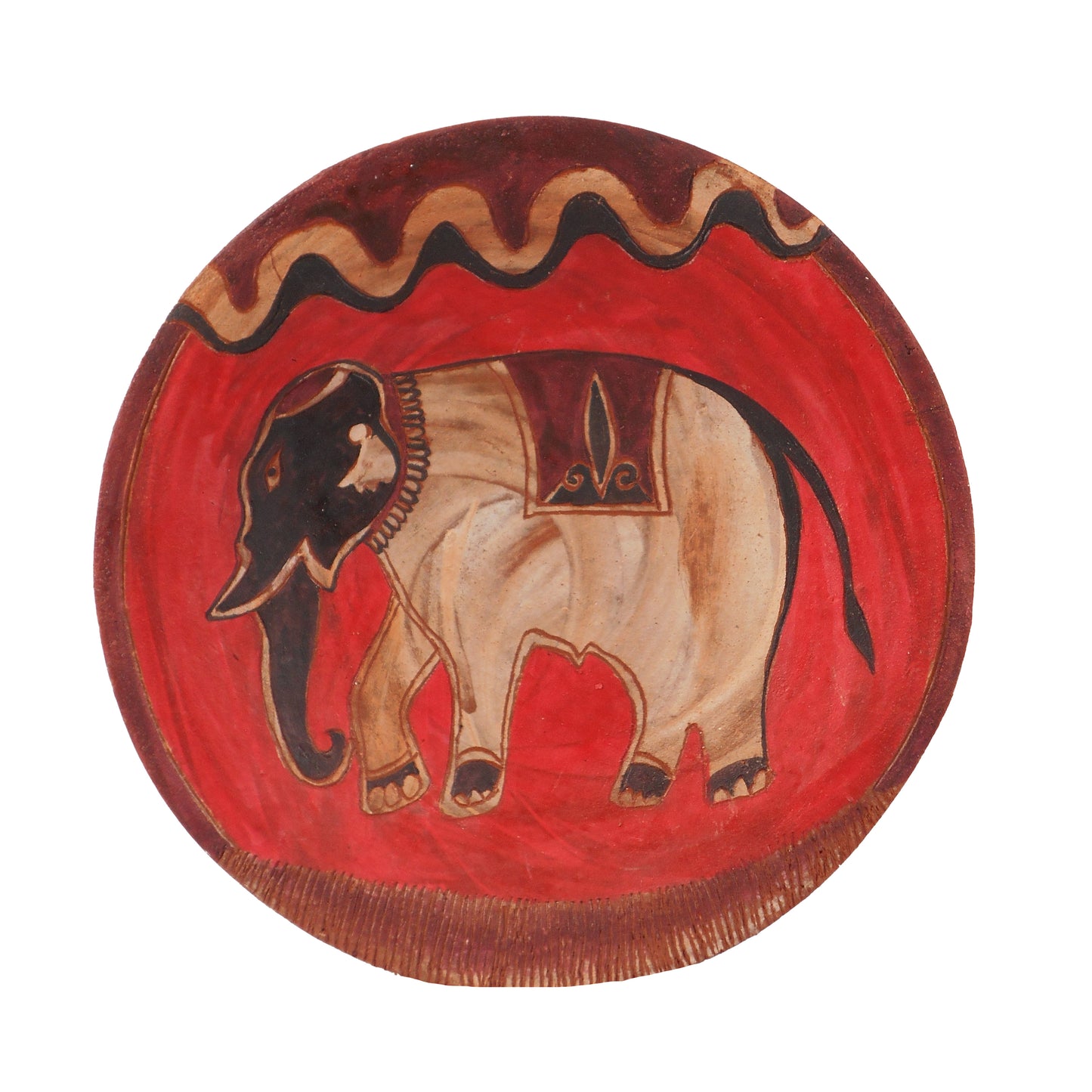Terra Cotta Plate. 7" / 17.5cm
