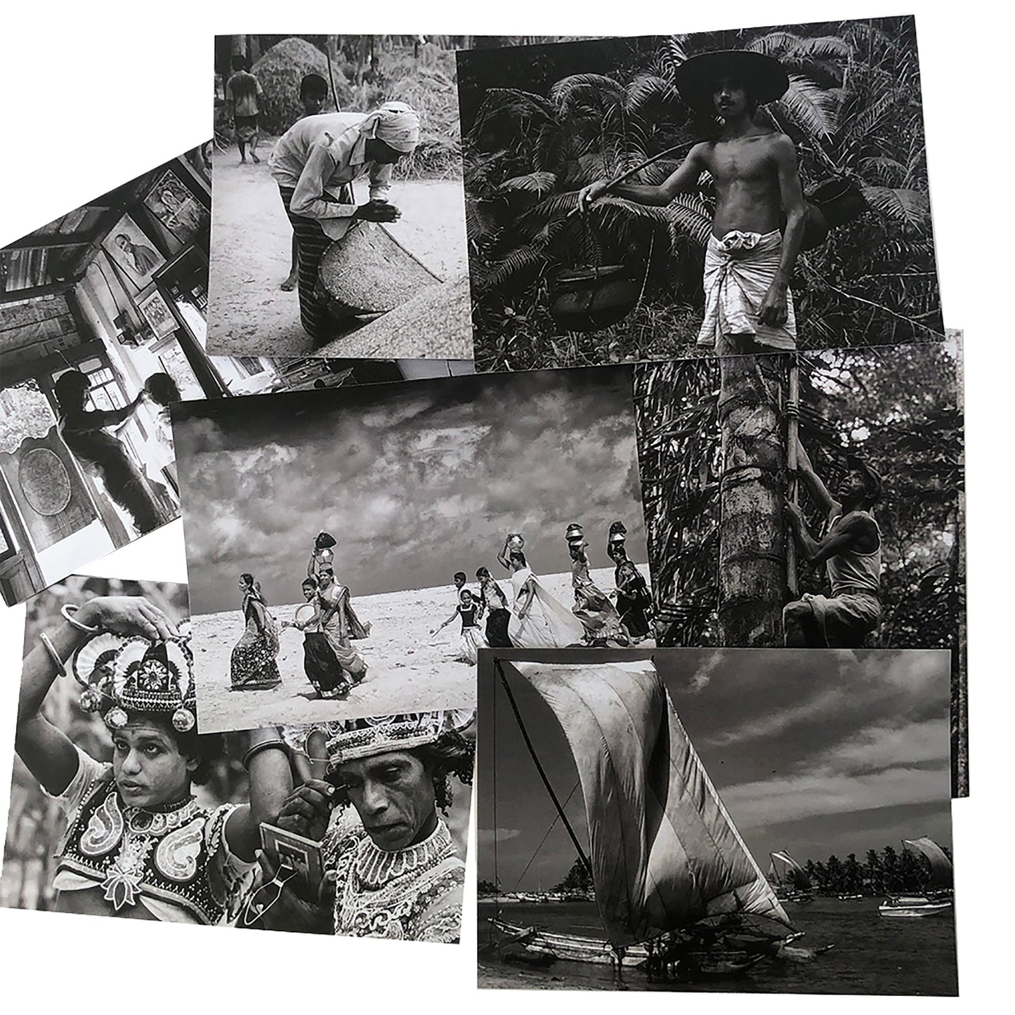 Post Cards Black and white. Set of 08