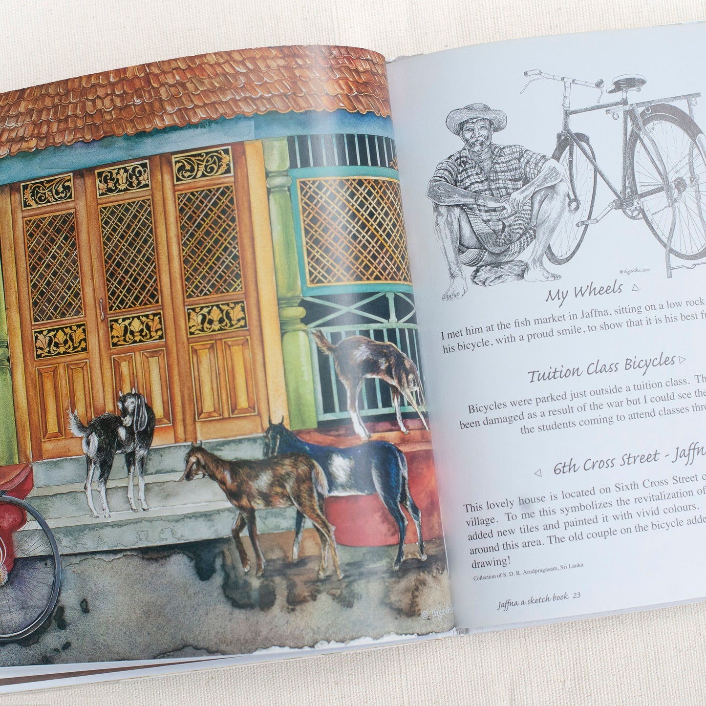 Jaffna - A Sketchbook by Weerakkodige Vasantha Perera