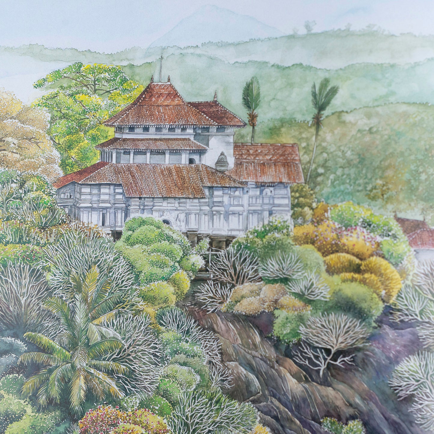 Kandy - A Sketchbook by Vasantha Perera