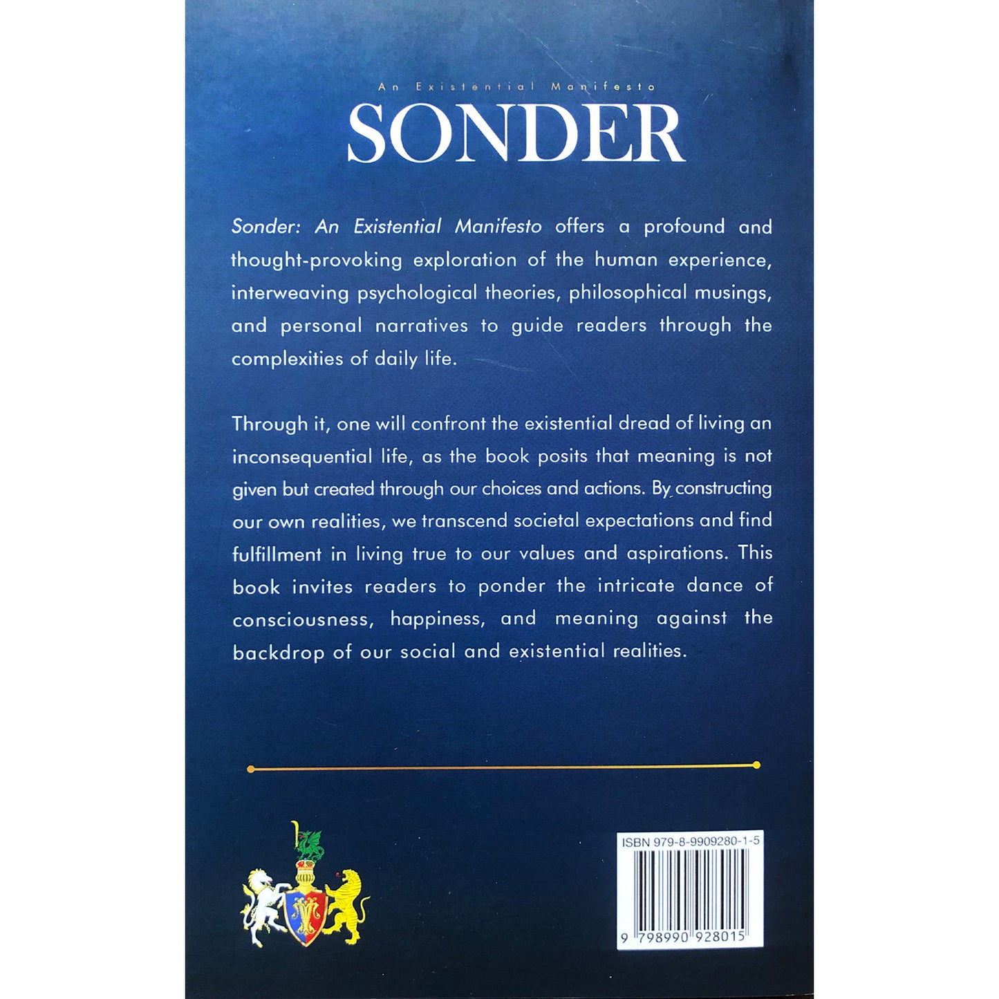 Sonder: An Existential Manifesto by Vipulesh Thiyagarajah