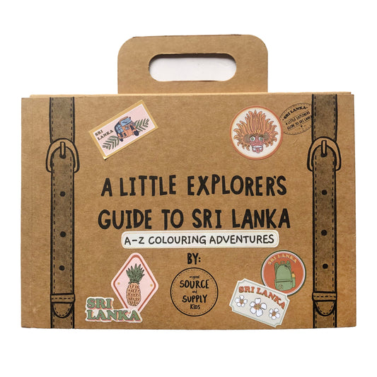 A Little Explorer's Guide to Sri Lanka: A - Z Colouring Adventure