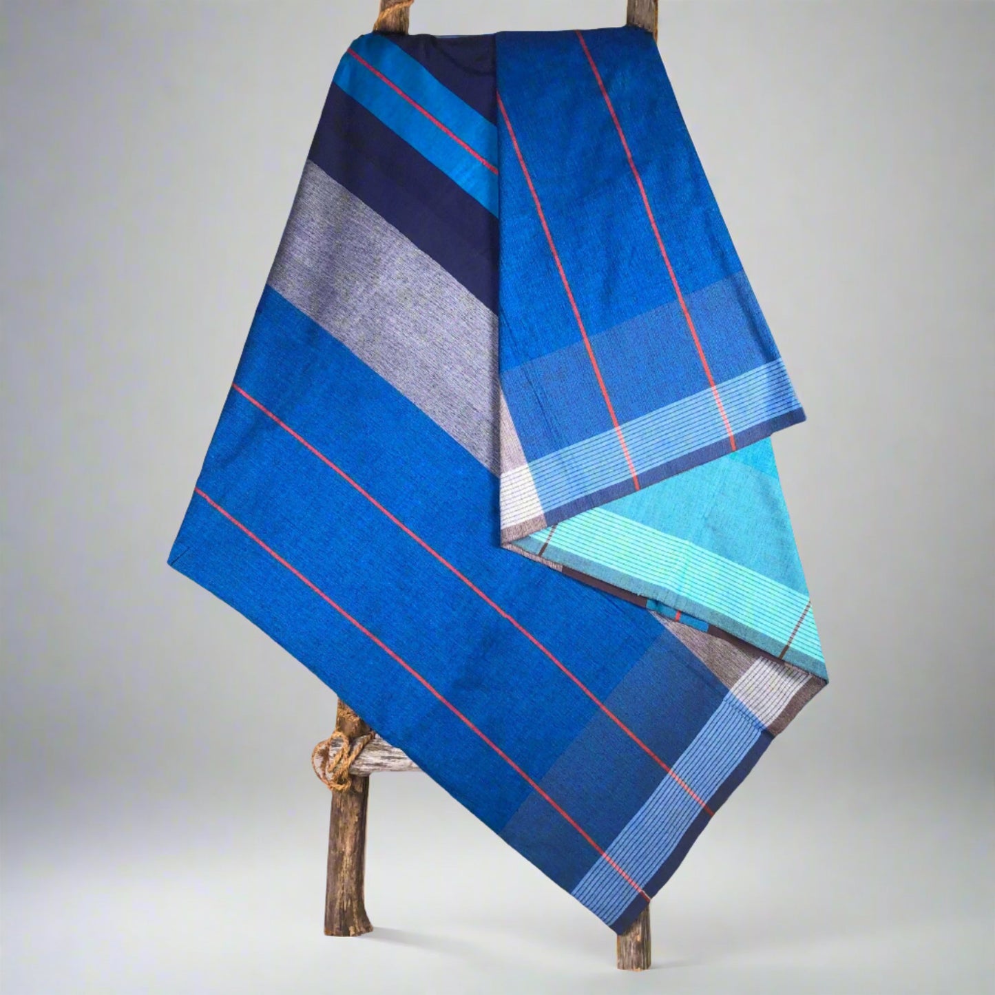 Designer Sarong: Blue Pansy. The Butterfly of Sri Lanka.