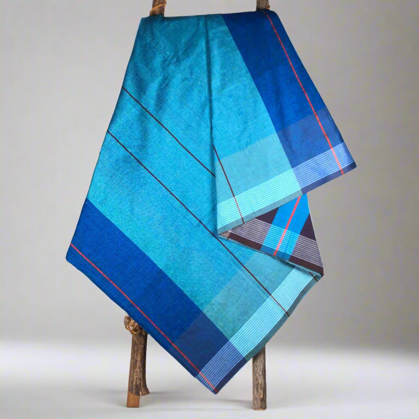 Designer Sarong: Blue Pansy. The Butterfly of Sri Lanka.