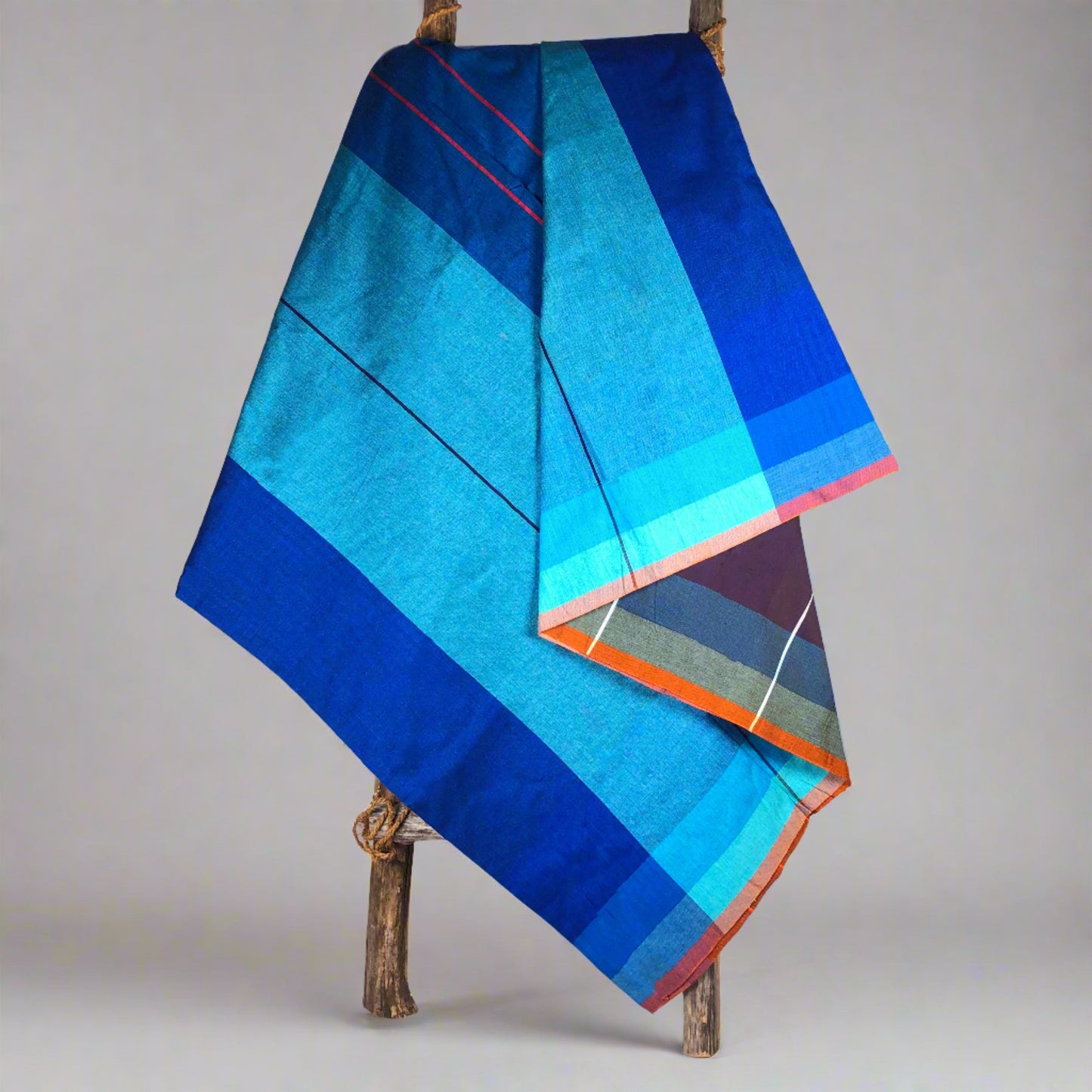 Designer Sarong: Blue Pansy. The Butterfly of Sri Lanka.