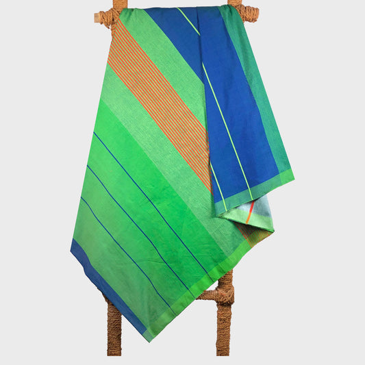 Designer Sarong: Sri Lanka Emerald Collared Parakeet