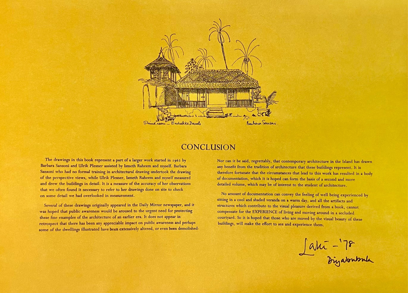 Vihares and Varendas Ceylon by Barbara Sansoni