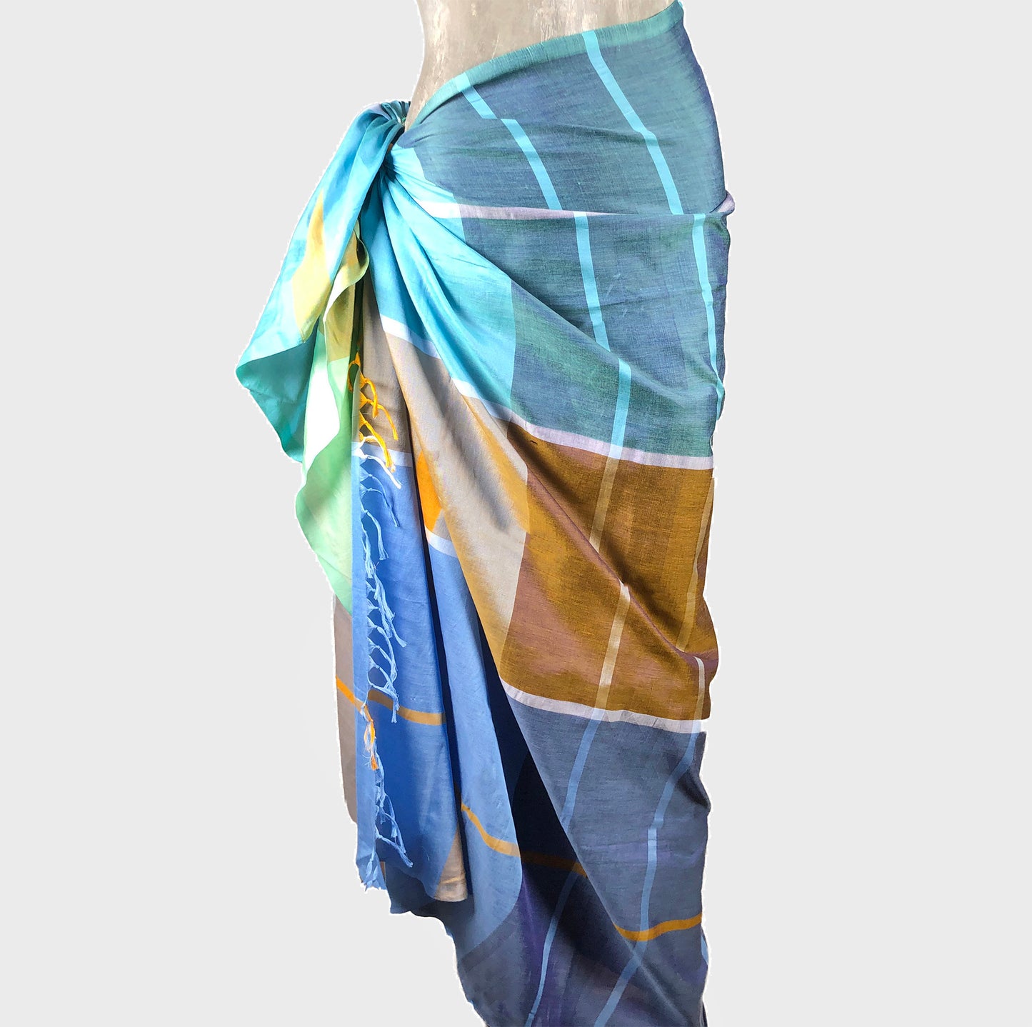 Silk & Cotton Beach Wrap or Pareo