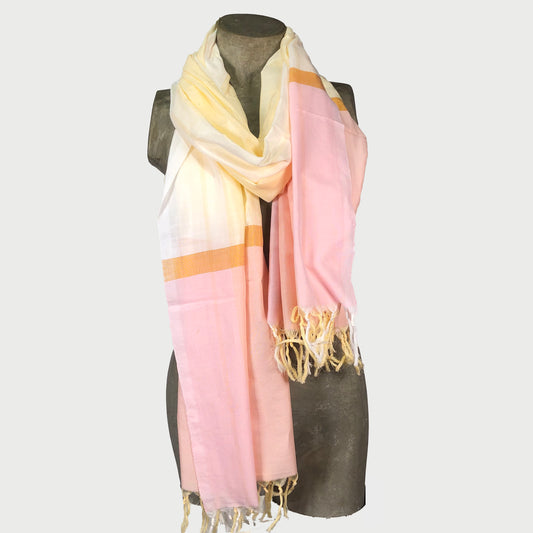 Dupatta Shawl in Silk & Cotton
