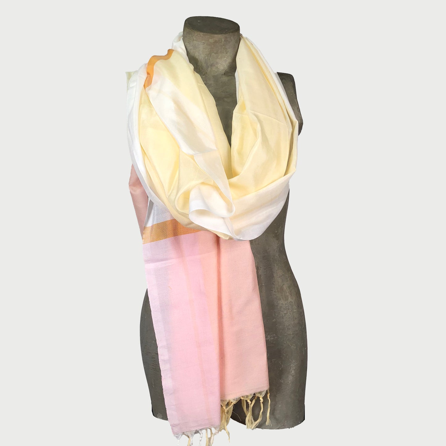 Dupatta Shawl in Silk & Cotton