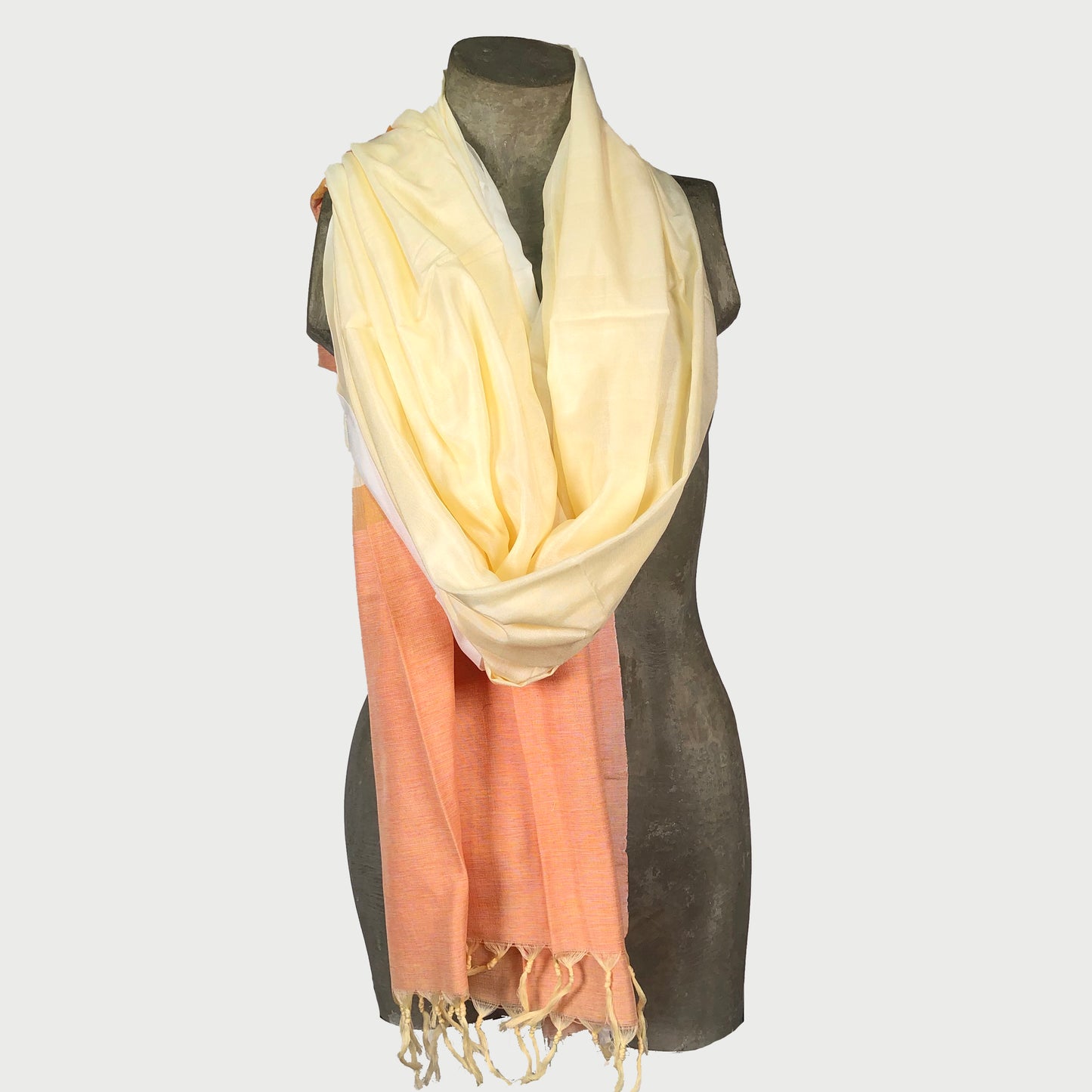 Dupatta Shawl in Silk & Cotton