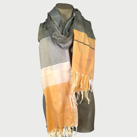 Dupatta Shawl in Silk & Cotton