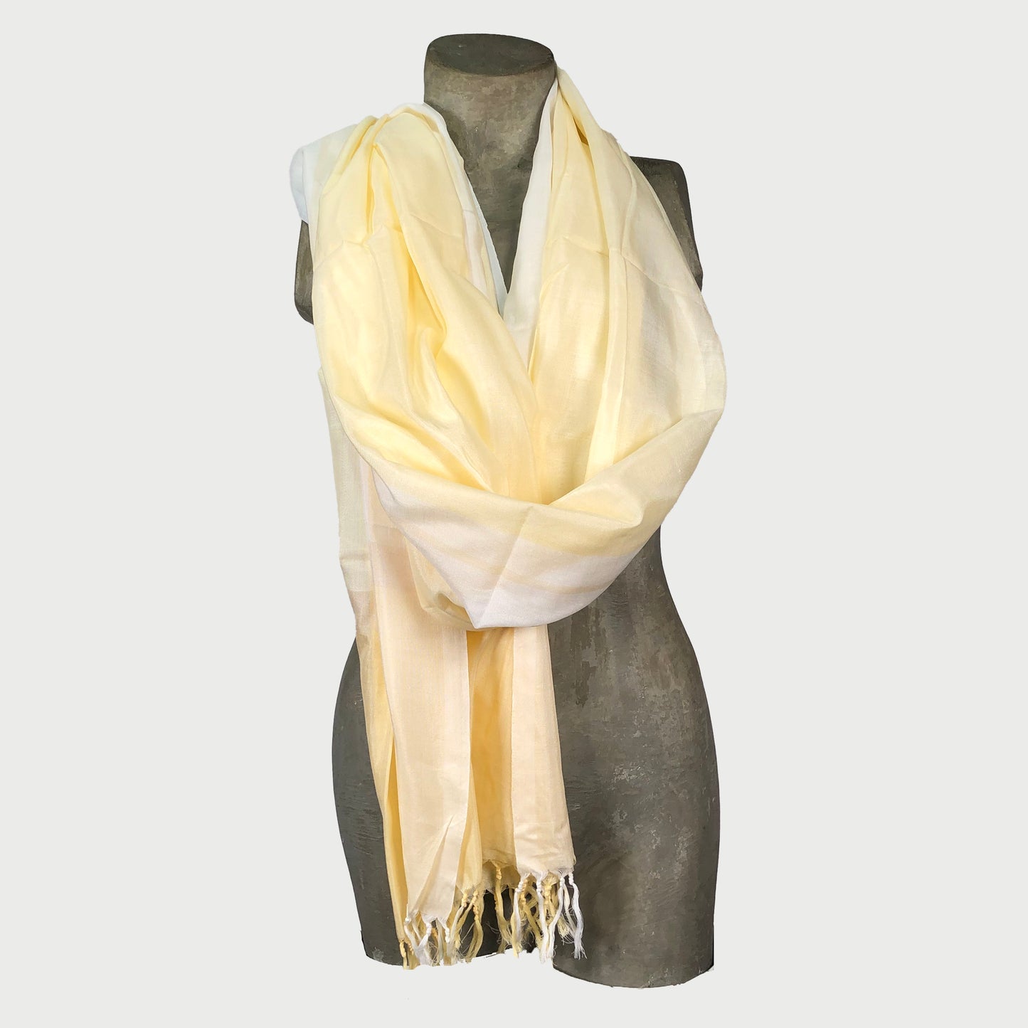 Dupatta Shawl in Silk & Cotton