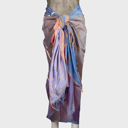 Silk & Cotton Beach Wrap