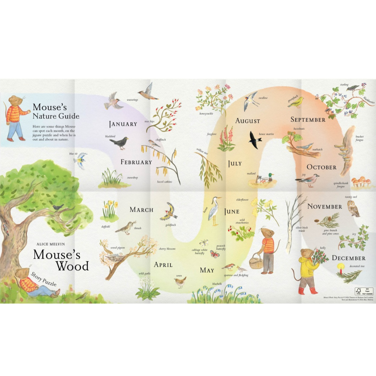Mouse's Wood: Story Puzzle by Alice Melvin
