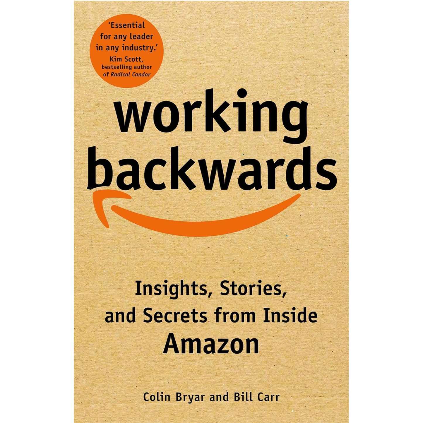Working Backwards: Insights, Stories & Secrets from Inside Amazon by Colin Bryar and Bill Carr