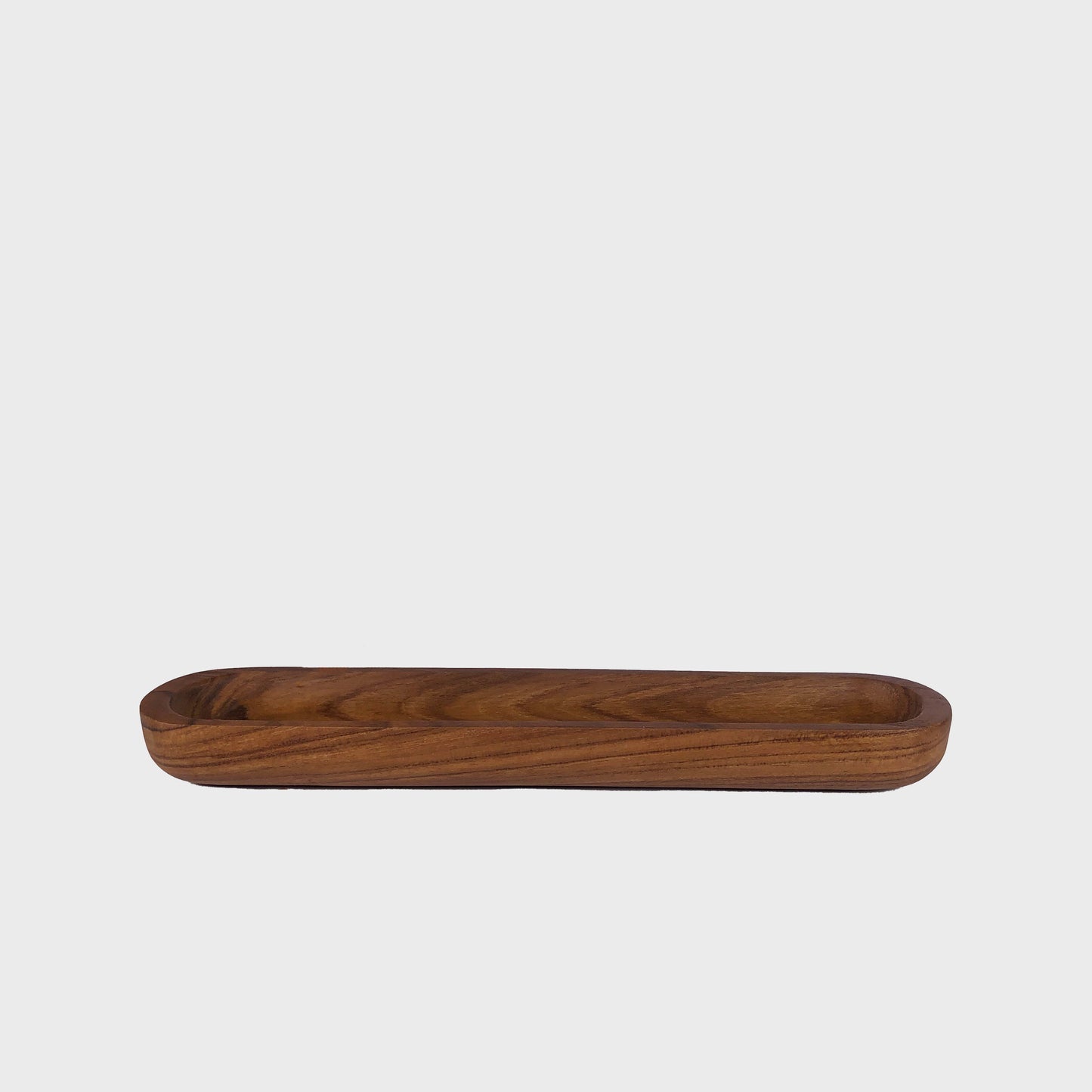 Teak Incense Stick Holder: Large