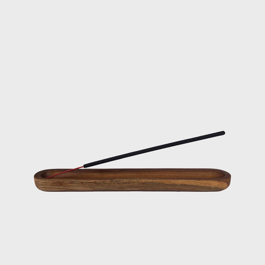 Teak Incense Stick Holder: Small