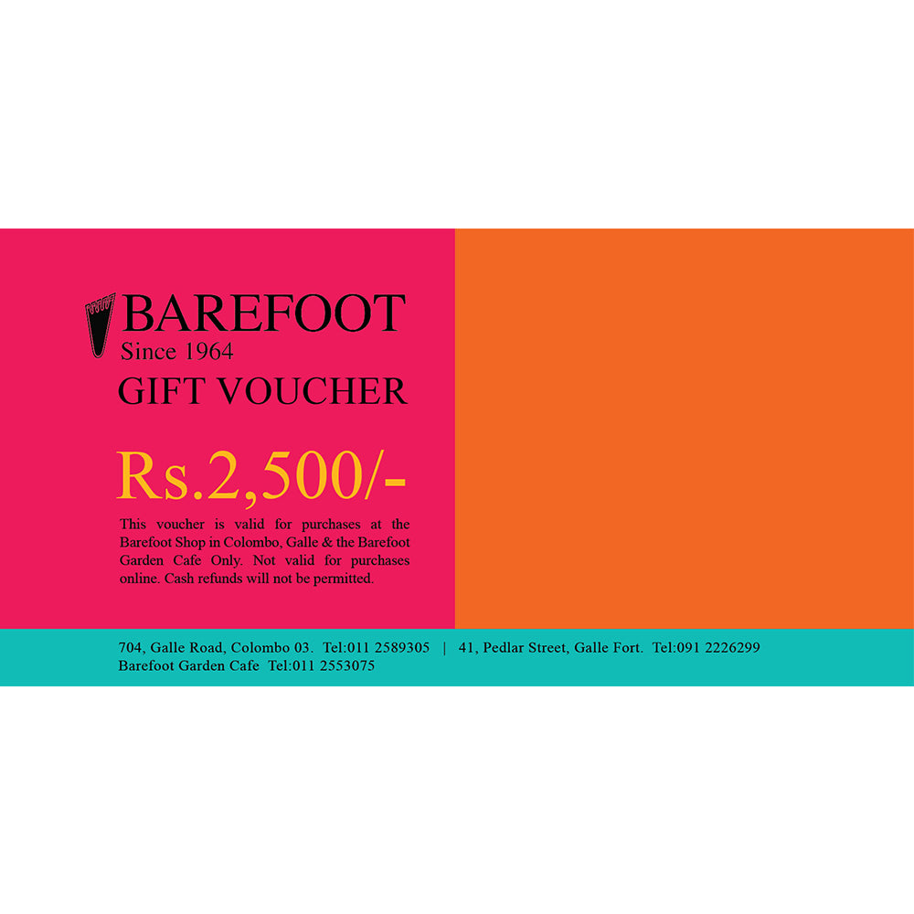 Gift Voucher for Rs 2,500 - share your love with friends and family.