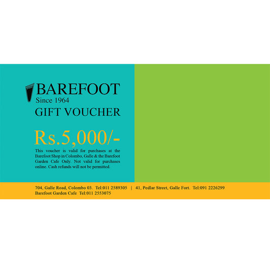Gift Voucher for Rs 5,000 - share your love with friends and family.