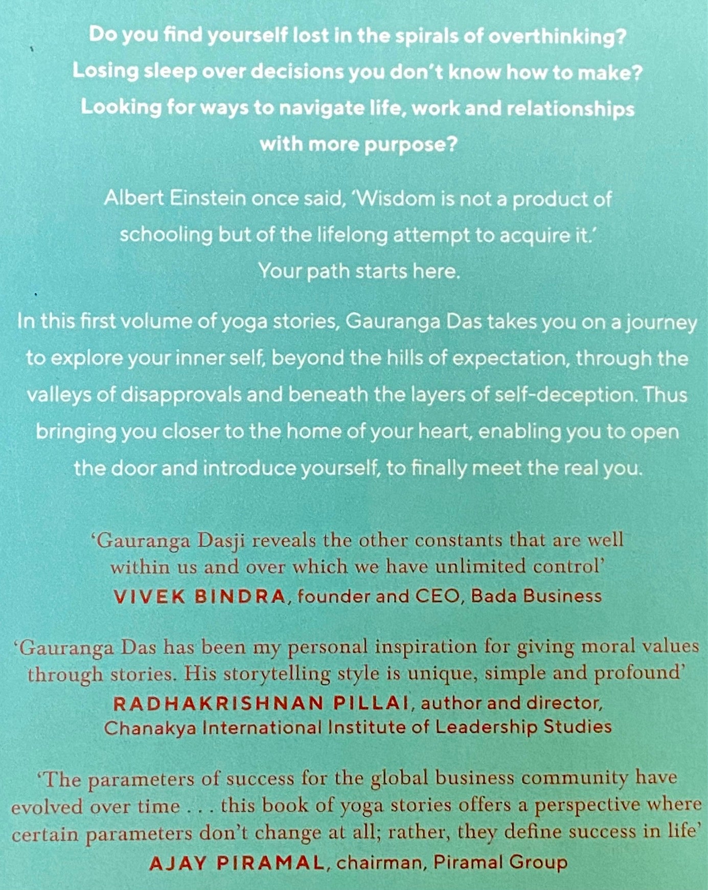 The Art of Resilience: 40 Stories to Uplift the Mind and Transform the Heart by Gauranga Das