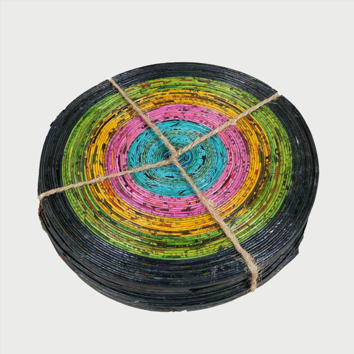 Recycled Paper Table Mats. Small. Set of 6 BAREFOOT