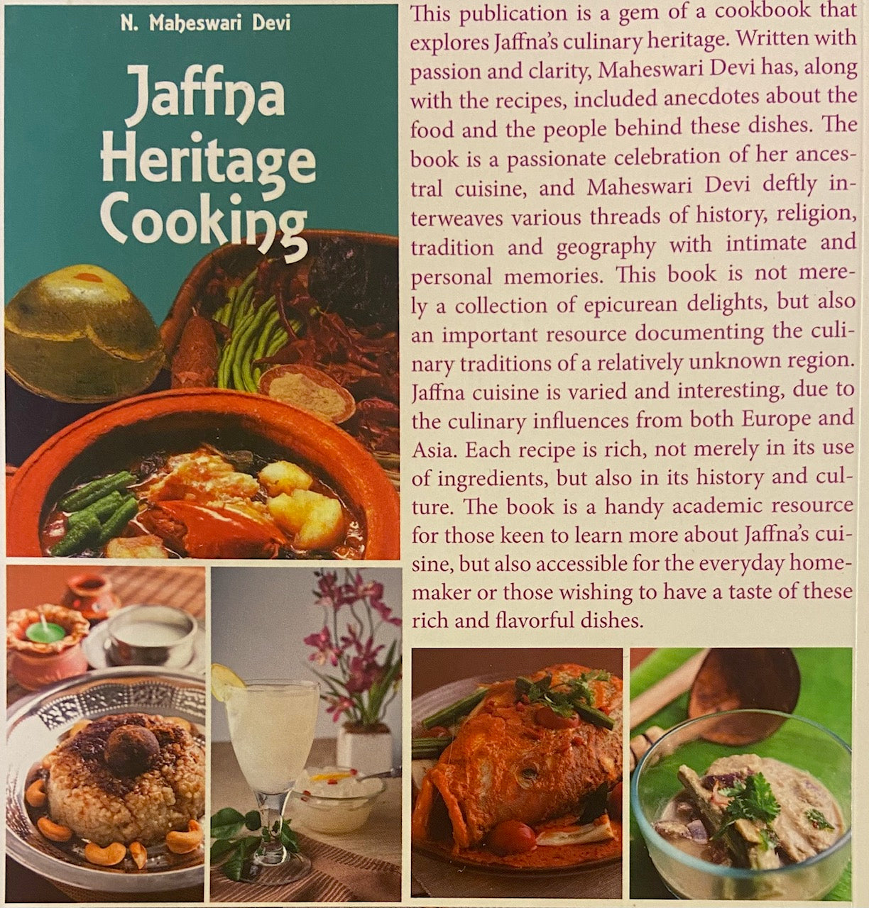 Jaffna Heritage Cooking by N Maheshwari Devi